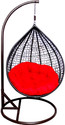 itaws Hanging Swing Chair With Stand Include Soft Fluffy Cushion Pillow Iron Hammock