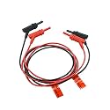 ITECH 10A Banana Plug - Banana Plug Test Lead for Lab Power Supply Electronic Load A Pair of Red and Black Test Line IT-E30110-BB 1m