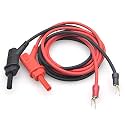 ITECH 10A Banana Plug - Y Terminal Test Lead for Lab Power Supply Electronic Load IT-E30110-BY 1m A Pair of Red and Black Test Line