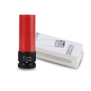 protective wheel lug nut socket for mercedes benz with 17mm convex flower head lug nuts