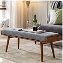 IThree Solid sheesham Wood 2 Seater Bench Living Room (Style 2)