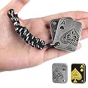 ITOKEY Fidget Toys Adults, Metal Fidget Slider, Poker Magnet with Paracord