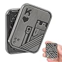 ITOKEY Fidget Toys Adults, Poker Card Fidget Toy, Metal Magnetic Slider