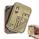 ITOKEY Metal Fidget Toys, EDC Fidget Slider, Poker Push Card, Magnetic