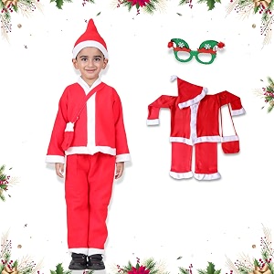 ITSMITSMYCOSTUME Santa Claus Dress for Christmas Costume