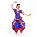 ITSMYCOSTUME Bharatnatyam Costume Dress for Girls Set
