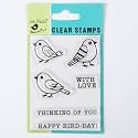 Itsy Bitsy Bird-Day Wishes Clear Stamps Set 3 x 4 Inch 6pc for Card Making Scrapbooking Journaling DIY Craft Handmade Creative Projects