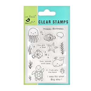 itsy bitsy birthday special clear stamps set 43 x 62 inch 20pc for card making scrapbooking journaling diy craft handmade creative projects