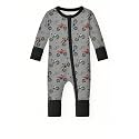 ITSY BITSY BOUTIQUE Viscose Bamboo Baby Pajamas - Boys and Girls Footie Sleeper Convertible 2-Way Zipper Sleeper
