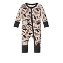 ITSY BITSY BOUTIQUE Viscose Bamboo Baby Pajamas - Boys and Girls Footie Sleeper Convertible 2-Way Zipper Sleeper