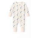 ITSY BITSY BOUTIQUE Viscose Bamboo Baby Pajamas - Boys and Girls Footie Sleeper Convertible 2-Way Zipper Sleeper