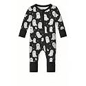 ITSY BITSY BOUTIQUE Viscose Bamboo Baby Pajamas - Boys and Girls Footie Sleeper Convertible 2-Way Zipper Sleeper