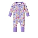 ITSY BITSY BOUTIQUE Viscose Bamboo Baby Pajamas - Boys and Girls Footie Sleeper Convertible 2-Way Zipper Sleeper