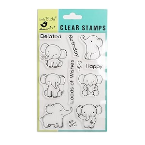 itsy bitsy loads of wishes clear stamps set 43 x 62 inch 12pc for card making scrapbooking journaling diy craft handmade creative projects