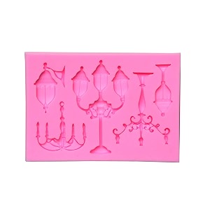 itsy bitsy - silicone mould vintage lamps 138  96  12cm 1pc