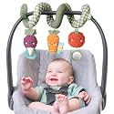 Itzy Ritzy Spiral Car Seat & Stroller Activity Toy, 0 Months Up (Veggie)