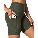 IUGA Biker Shorts Women 6" Tummy Control Workout Yoga Compression Shorts