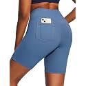 IUGA Biker Shorts Women 6" Tummy Control Workout Yoga Compression Shorts