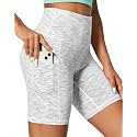 IUGA Biker Shorts Women 6" Tummy Control Workout Yoga Compression Shorts