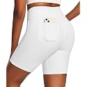 IUGA Biker Shorts Women 6" Tummy Control Workout Yoga Compression Shorts