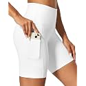 IUGA Biker Shorts Women 6" Tummy Control Workout Yoga Compression Shorts