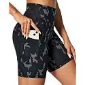IUGA Biker Shorts Women 6" Tummy Control Workout Yoga Compression Shorts