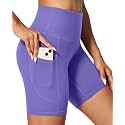 IUGA Biker Shorts Women 6" Tummy Control Workout Yoga Compression Shorts