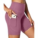 IUGA Biker Shorts Women 6" Tummy Control Workout Yoga Compression Shorts