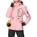IUGA Waterproof Ski Jacket Women Warm Outdoor Winter Jackets Windproof Snowboard Winter Coats for Mountain Hiking