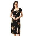 IUGA Women39s Half Sleeve Round Neck Printed