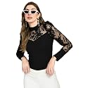 IUGA Women Regular Sleeve High Neck Solid