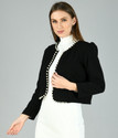 IUGA Women Jacket Style 3/4th Sleeve Black Shrug