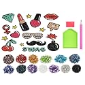 IVA Collection Gem Diamond Painting 5D Stickers, Mosaic Charms Stone Rhinestone Dots DIY Art and Craft Painting Kit for Kids Children Activity Create Stickers (Swag)