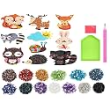 IVA Collection Gem Diamond Painting 5D Stickers, Mosaic Charms Stone Rhinestone Dots DIY Art and Craft Painting Kit for Kids Children Activity Create Stickers (Happy Birthday)
