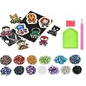 IVA Collection Gem Diamond Painting 5D Stickers, Mosaic Charms Stone Rhinestone Dots DIY Art and Craft Painting Kit for Kids Children Activity Create Stickers (Happy Birthday)
