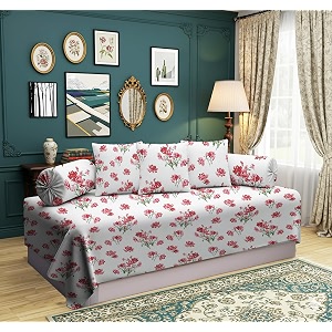 IVAZA 240 TC Soft Ezyption diwan Cover