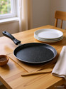 iVBOX Max-Pro 280mm With Outer Hard-Stone Coating Tawa 27 cm diameter (Aluminium, Non-stick, Induction Bottom)