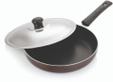 iVBOX ® Mi-iFSS 24cm Induction Base Non-Stick Cookware Frying Pan Fry Pan 24 cm diameter with Lid 1.5 L capacity (Aluminium, Non-stick, Induction Bottom)