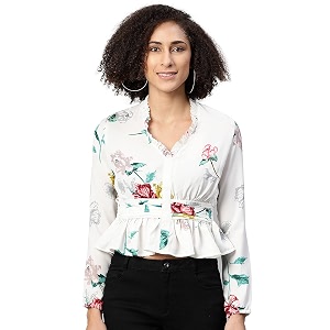 IVES Womens Printed Polyester Full Sleeves