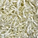 Ivory Crinkle Cut Paper Shred Filler, 1 LB Basket Filler Shredded Paper, Confetti Stuffing for Basket Filling, Halloween, Thanksgiving, Christmas, Birthdays, Gift Wrapping, Stuffer Party Supplies