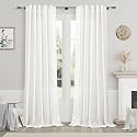 Ivory Linen Curtains 108 Inches Long 2