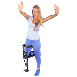 iwalk30  the original hands free knee crutch - alternative to crutches and knee scooters - iwalk replaces crutches for adults - peg leg crutch for lower leg injuries only