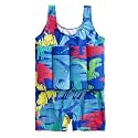 IWEMEK Boys Girls Floatation Swimsuit with Adjustable Buoyancy Baby One Piece Swimwear Float Suit Swim Vest Bathing Suit