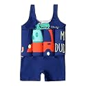 IWEMEK Boys Girls Floatation Swimsuit with Adjustable Buoyancy Baby One Piece Swimwear Float Suit Swim Vest Bathing Suit