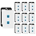 iwillink 10-Pack Cat6 Ethernet Wall Plate, 2-Port Keystone+Bracket, Blue