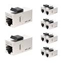 iwillink Cat6A Keystone Coupler RJ45 Shielded Ethernet Coupler 10-Pack