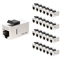 iwillink Cat6A Keystone Coupler RJ45 Shielded Ethernet Coupler 25-Pack