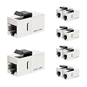 iwillink CAT7 Keystone Coupler RJ45 Shielded Ethernet Coupler 10-Pack