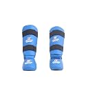 IWIN Blue Karate/Taekwondo PU Shin Guard for Leg and Foot Protection (Medium)