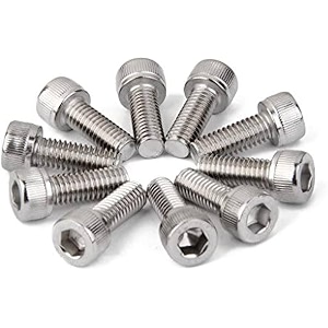 ix  m8 x 12mm length allen cap socket head screw stainless steel  allen socket head cap screw with nut and washer 50 pcs set